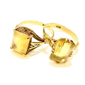 K18 シトリン リング