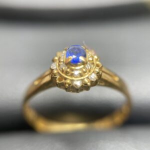 K18 金 サファイア リング