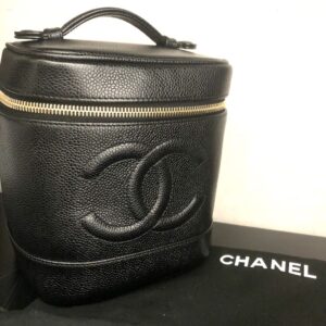 CHANEL ココマーク キャビア バニティバッグ