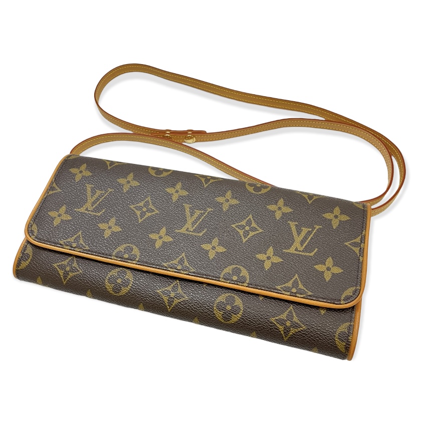 Louis Vuitton モノグラム ポシェットツインGM M51852 バッグ