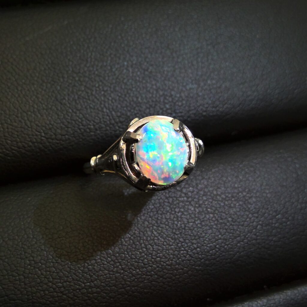 K14WG オパール リングの買取実績 | 買取専門店さすがや 