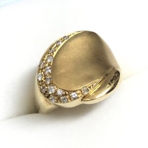 K18 0.23ct メレダイヤモンド リング