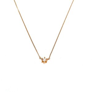 K18 ダイヤモンド 0.24ct ネックレス