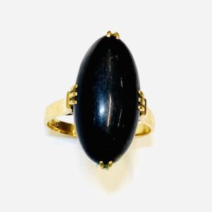 K18 オニキス7ct リング