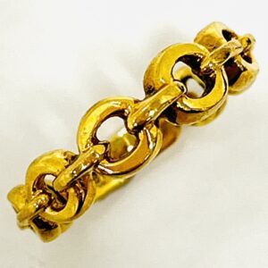 K18 チェーンモチーフリング