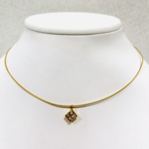 K18メレダイヤ0.5ct付ネックレス