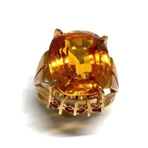 K18シトリンリング