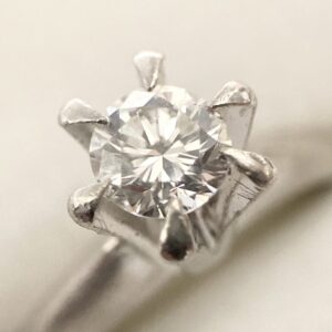 Pt900 0.38ct ダイヤモンド リング