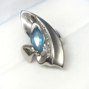 Pt900 リング アクアマリン