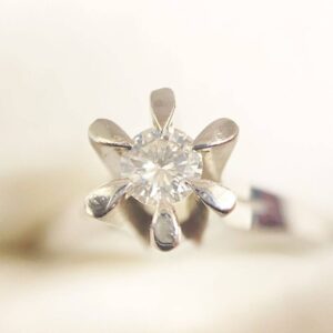 Pt900 0.2ct ダイヤ リング