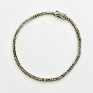 Pt900 メレダイヤ1.0ct付ブレスレット