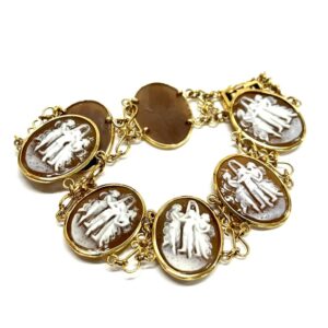 K18 カメオ ブレスレット