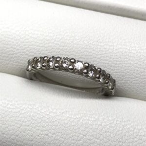 Pt900 0.08ctメレダイヤ付きリング