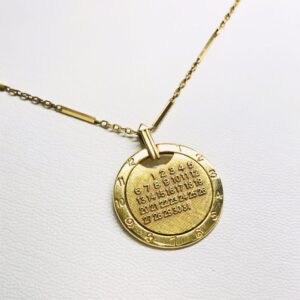 K18 デザイントップ ネックレス