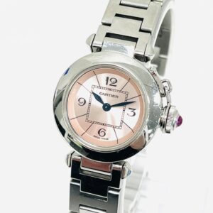 カルティエ ミスパシャ W314008 ピンク文字盤