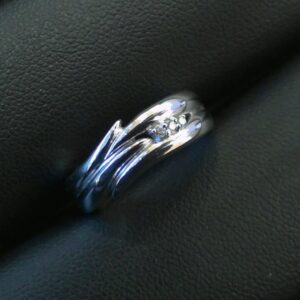 K18WG メレダイヤ リング