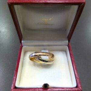 カルティエ3連リング