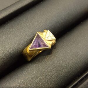 K18　アメジスト　リング