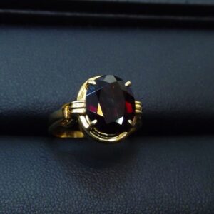 K18 ガーネット リング