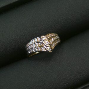 K18 メレダイヤ リング