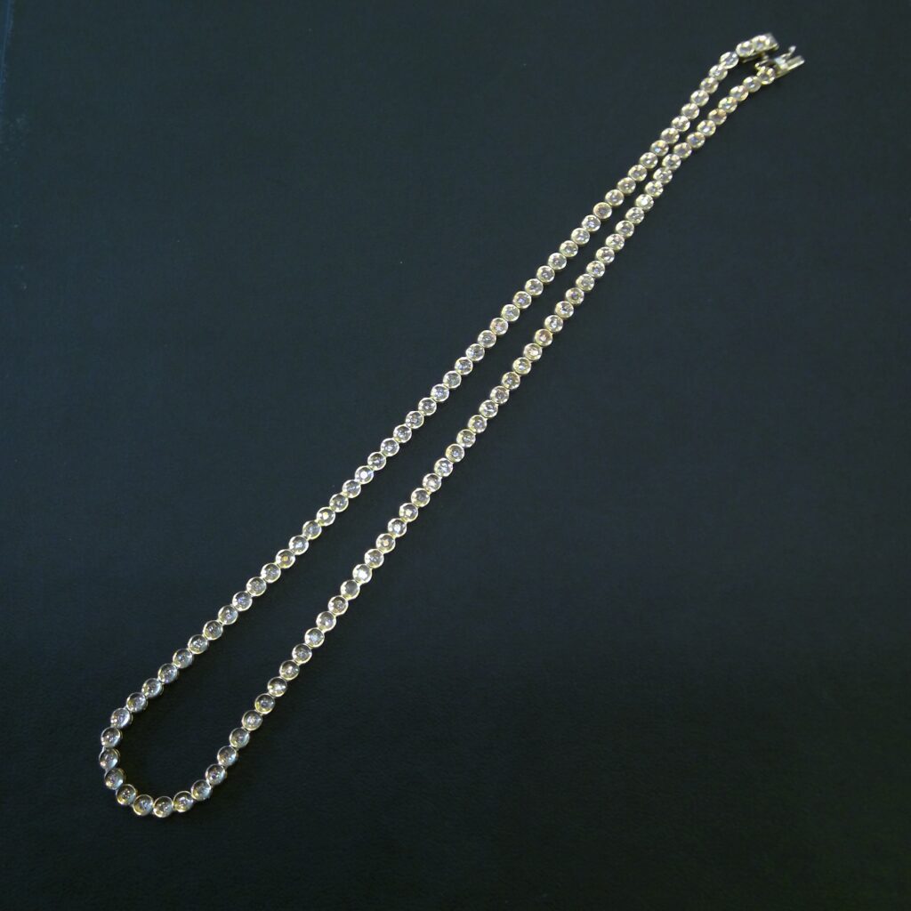 K18 メレダイヤ付き ネックレス