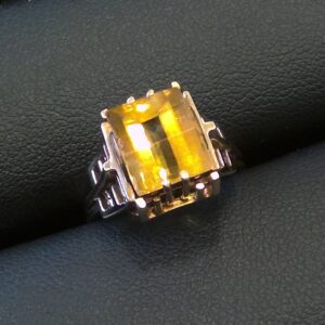 K18 シトリン リング