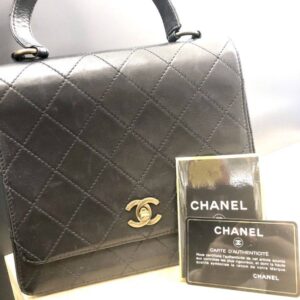 CHANEL シャネル トップ ハンドル フラップ バッグ