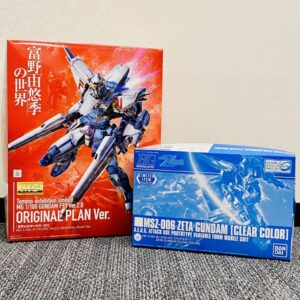 富野由悠季の世界 MG1/100 F91ガンダム＆HG 1/144ゼータガンダム プラモデル