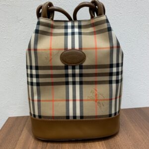 バーバリーズ チェック柄ハンドバッグ