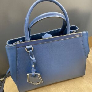 フェンディ FENDI プチ トゥージュール  ブルー  2WAY バッグ