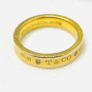 Tiffany & Co. ティファニー K18 18金 メレダイヤリング