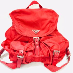 PRADA ミディアム ナイロン バッグパック レッド