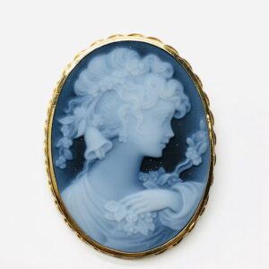 K18 カメオ ペンダントトップ