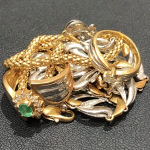 金ベース / K18 / チェーン リング ブレスレット