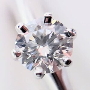 Pt900 0.38ctダイヤモンド リング