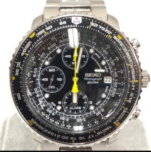 SEIKO セイコー SNA411P1 Watch Alarm Chronograph 100mWR