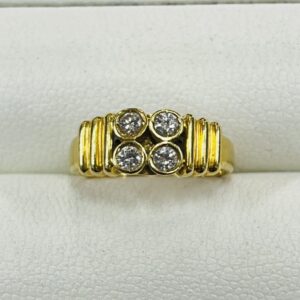 K18 メレ 0.2ct リング 指輪 ジュエリー
