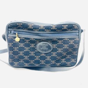 CELINE セリーヌ ブラックマカダム柄 ショルダーバッグ