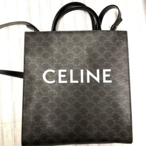 CELINE セリーヌトリオンフ キャンバス ミディアム バーティカル カバ