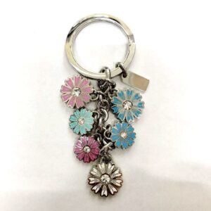 COACH 花柄 キーホルダー