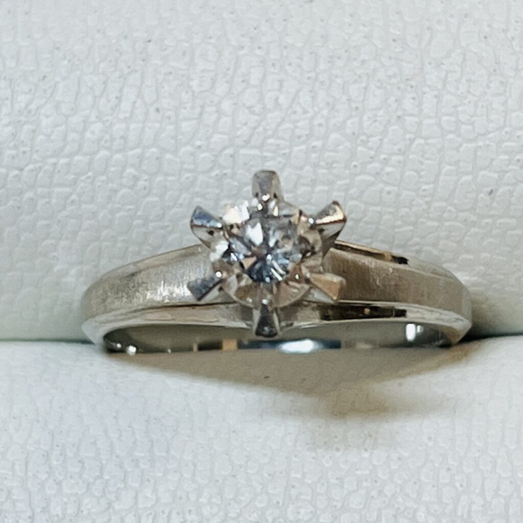 Pt900 0.41ct ダイヤモンド リング 指輪 ジュエリー