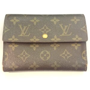 Louis Vuitton　モノグラム　ポルトトレゾール・エテュイ　パピエ　イニシャル入り