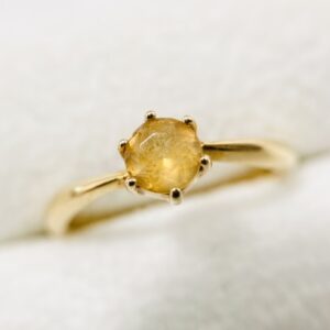 K18 リング ジュエリー シトリン0.6ct