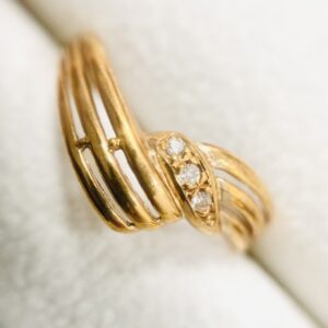 K18 リング ジュエリー メレダイヤモンド 0.03ct