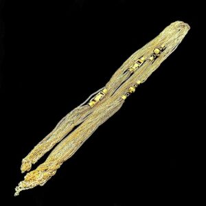 K18/Pt850　コンビネックレス