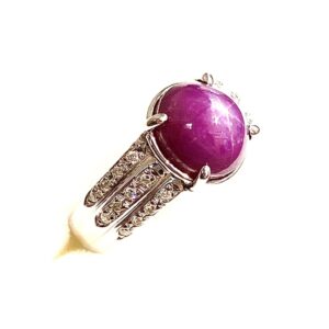 Pt900　ルビー付きリング