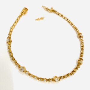 K18 メレダイヤ1.48ct ブレスレット