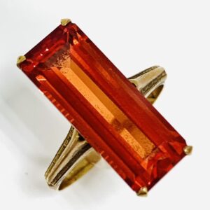 K18 トパーズ6ct付リング