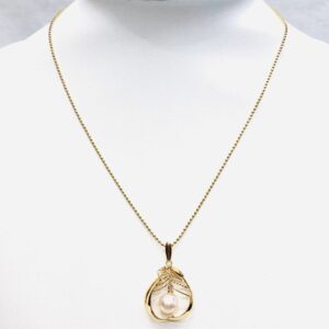 K18 パール1.5ct付ネックレス