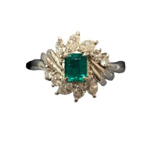 pt900 エメラルドリング